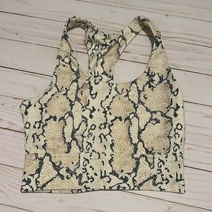 animal print sports bra